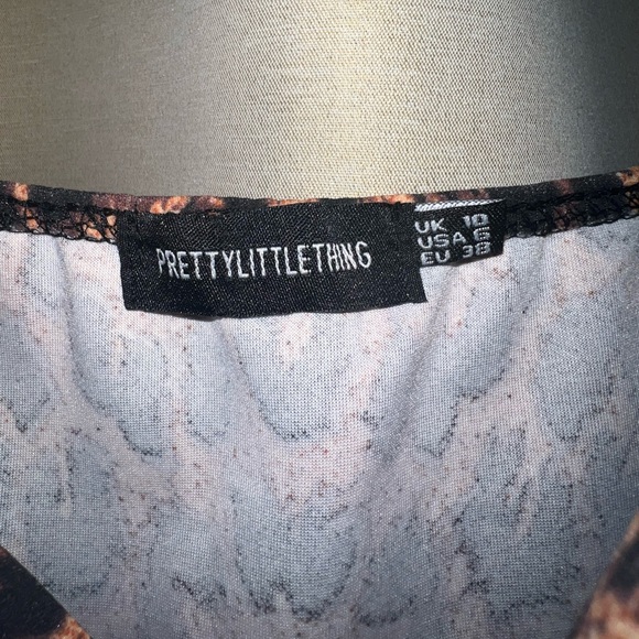 Leopard Print Strappy Cup Detail Midi Dress - Picture 8 of 11